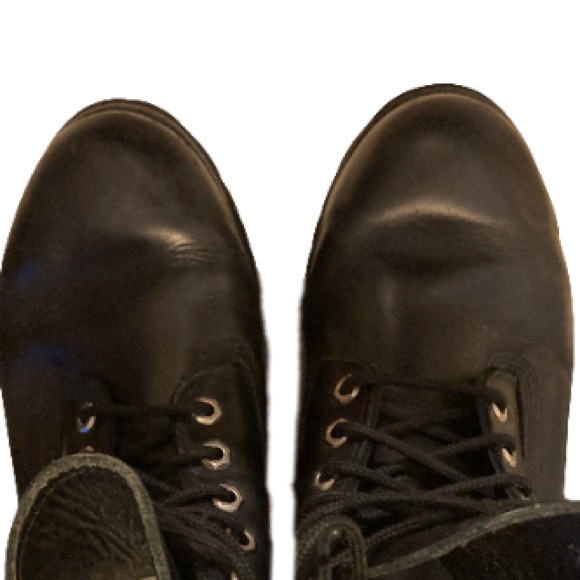 Timberland Men’s Black Scale Camoauge Combat Boots Men's Size 10.5 - Picture 7 of 12